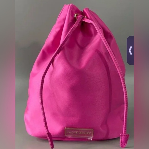 Prada Handbags - Prada NWOT Pink Drawstring Cosmetic Pouch